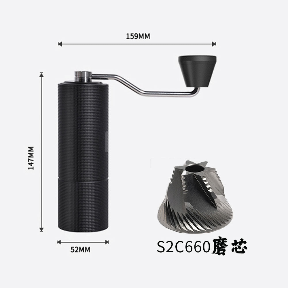Timemore 泰摩 栗子 C3 便攜手搖磨豆器 (曜石黑)